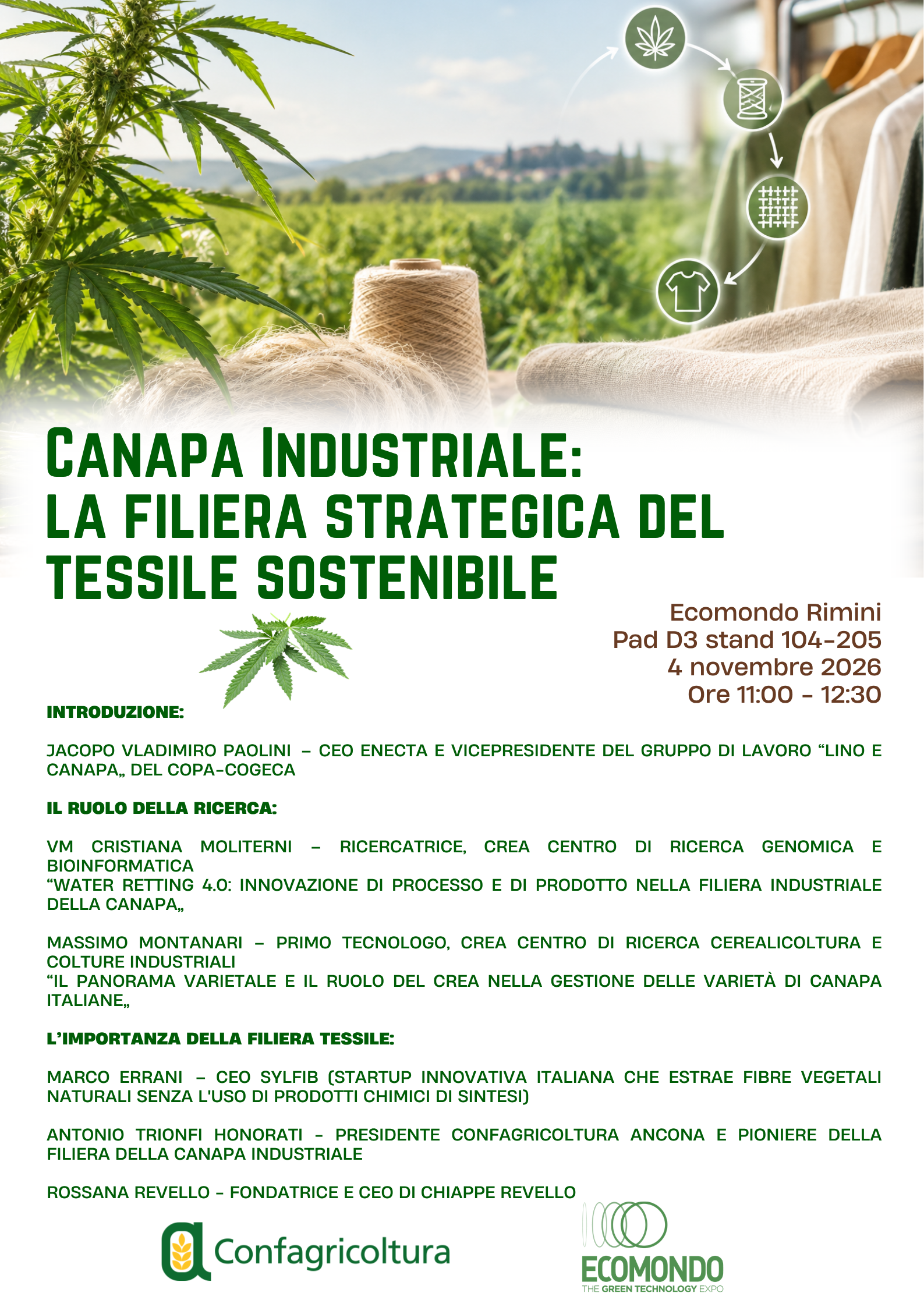 Il CREA ospite a ECOMONDO