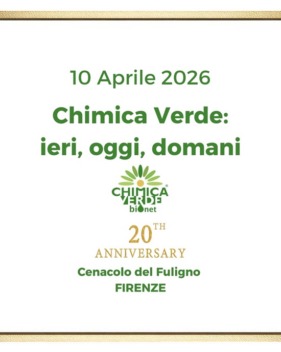 Chimica verde ieri, oggi e domani