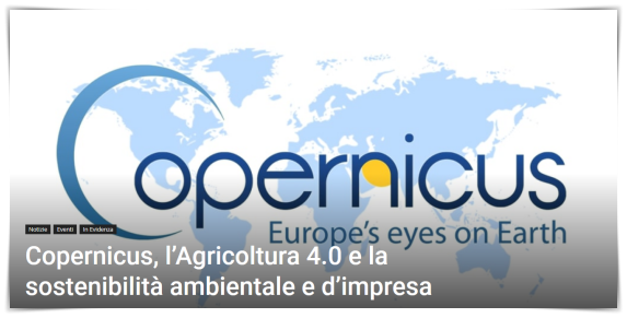 Il CREA partecipa all’evento Geodata and Satellite Facilities Open School sul tema “Copernicus, l’Agricoltura 4.0 e la sostenibilità ambientale e d’impresa”