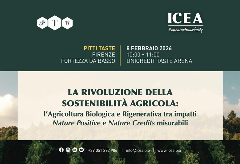 Seminario “La rivoluzione della sostenibilità agricola: l’Agricoltura Biologica e Rigenerativa tra impatti Nature Positive e Nature Credits misurabili”