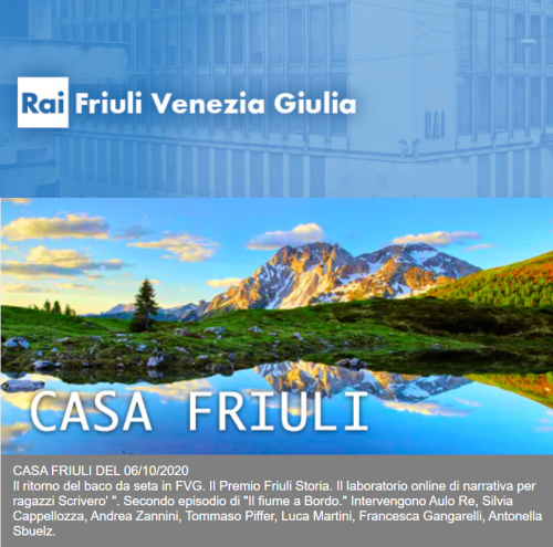 Il CREA Agricoltura e Ambiente su Radio RAI Friuli “Casa Friuli” per parlare del ritorno del baco da seta nel Friuli Venezia Giulia grazie al Progetto PSR “SILK” di gelsibachicoltura in Friuli