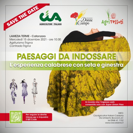 Paesaggi da indossare: l’esperienza calabrese con seta e ginestra