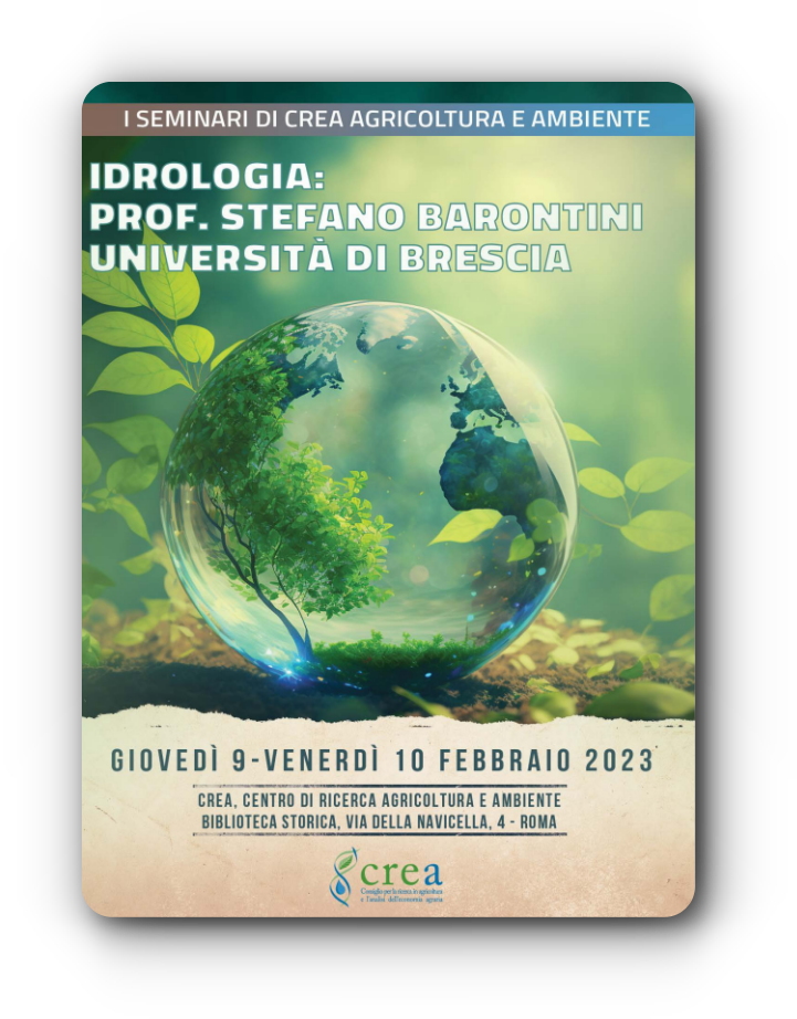 Al via i seminari CREA sull'idrologia del suolo