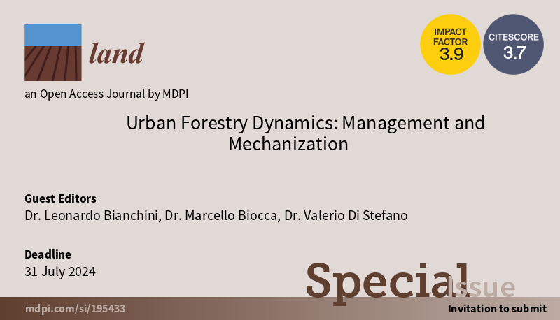Gestione forestale urbana: Call per lo Special Issue di 