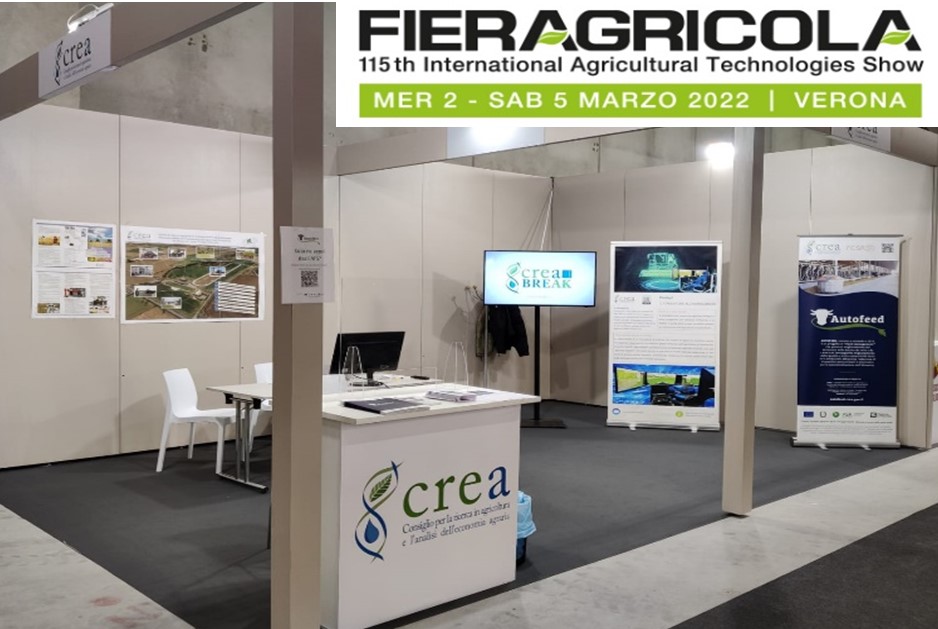 Le innovazioni tecnologiche del CREA Ingegneria e Trasformazioni agroalimentari alla Fieragricola di Verona 2022