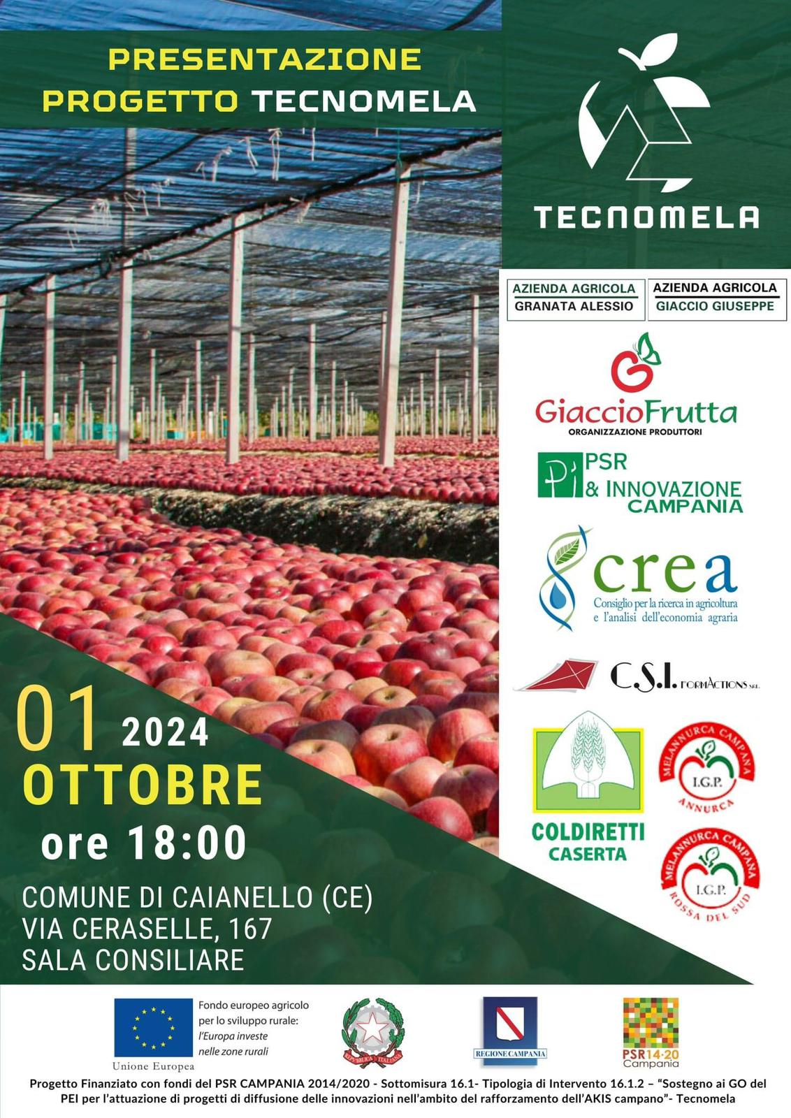 Presentazione del progetto TECNOMELA