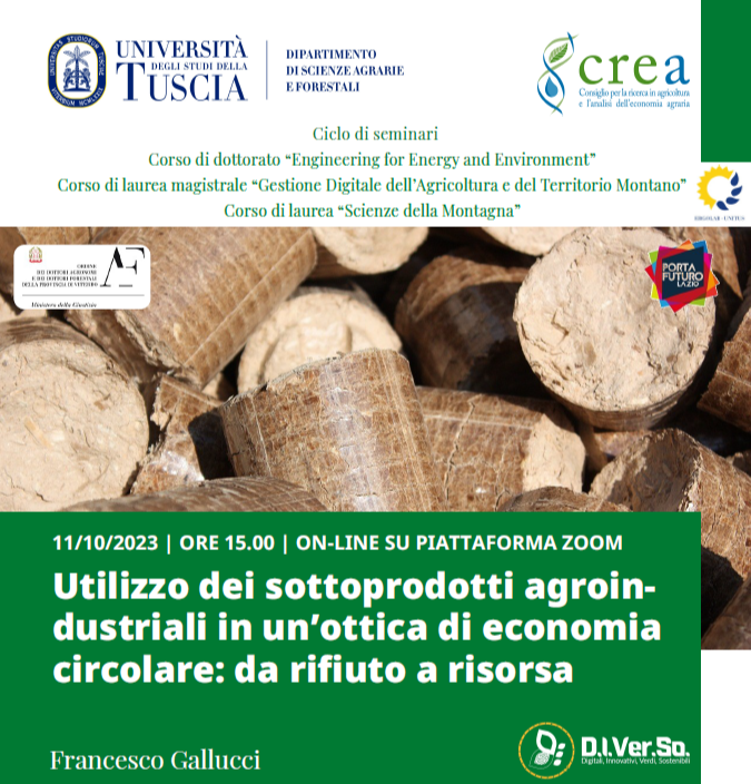 Economia circolare: valorizzazione dei sottoprodotti agroindustriali