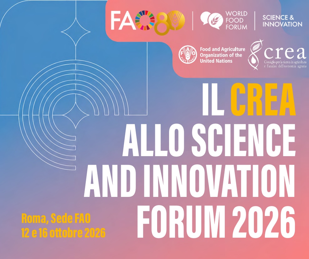 Il CREA al Science and Innovation Forum 2026 del World Food Forum