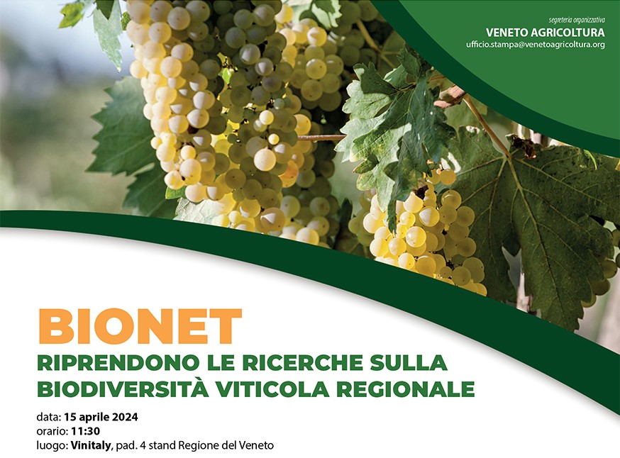 Presentazione progetto BIONET al Vinitaly 2024