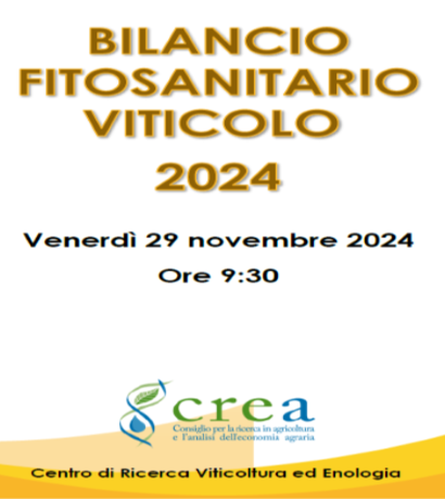 BILANCIO FITOSANITARIO VITICOLO 2024