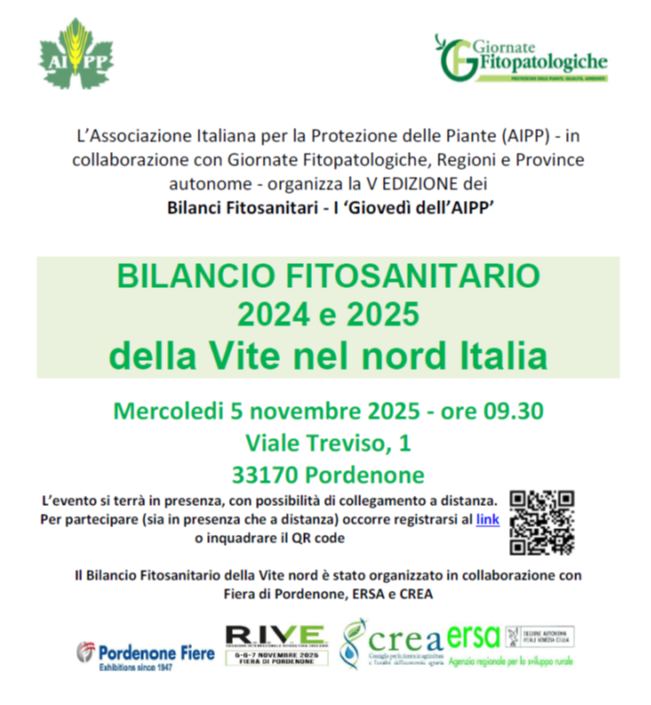 Bilancio fitosanitario 2024 e 2025 della vite nel nord Italia