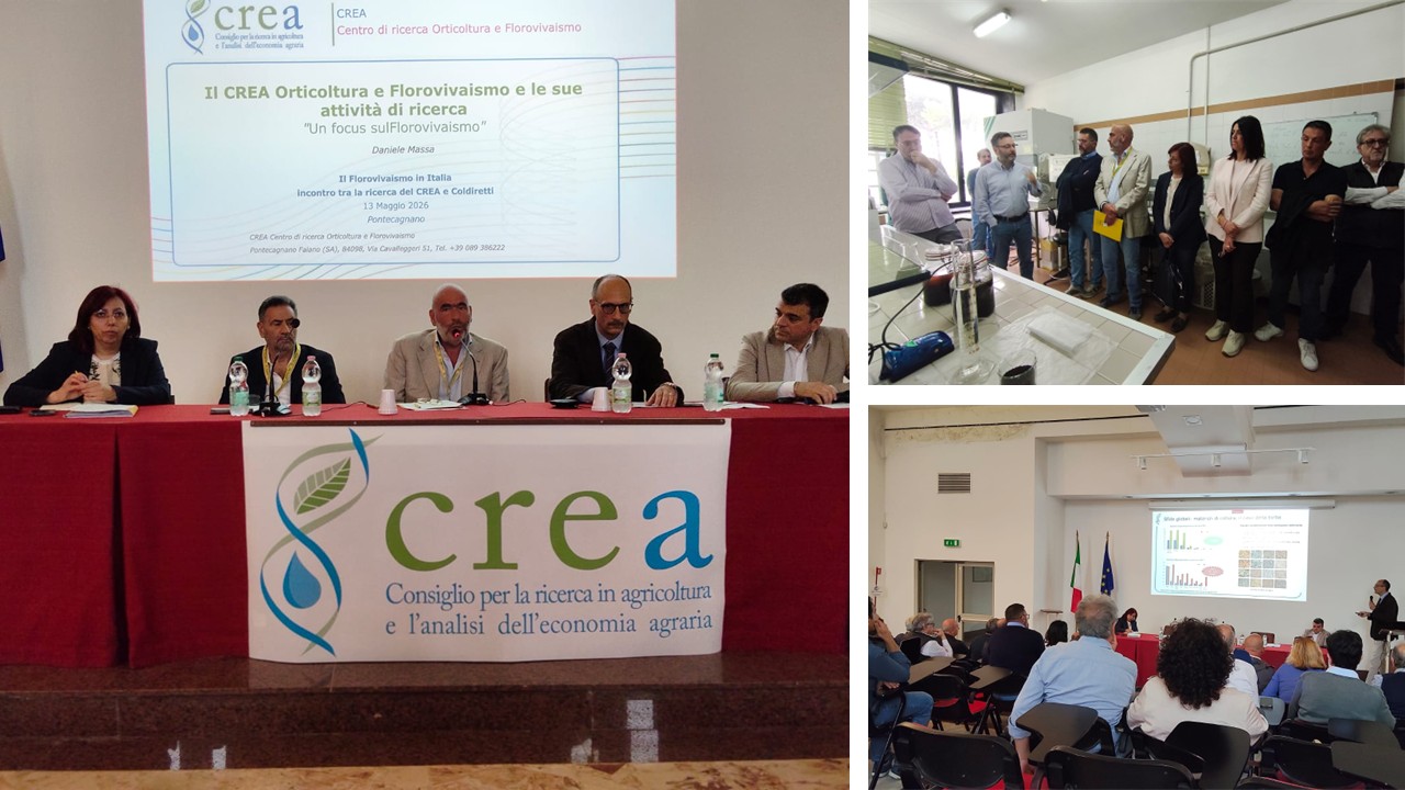 Il Florovivaismo in Italia: incontro tra la ricerca del CREA e Coldiretti