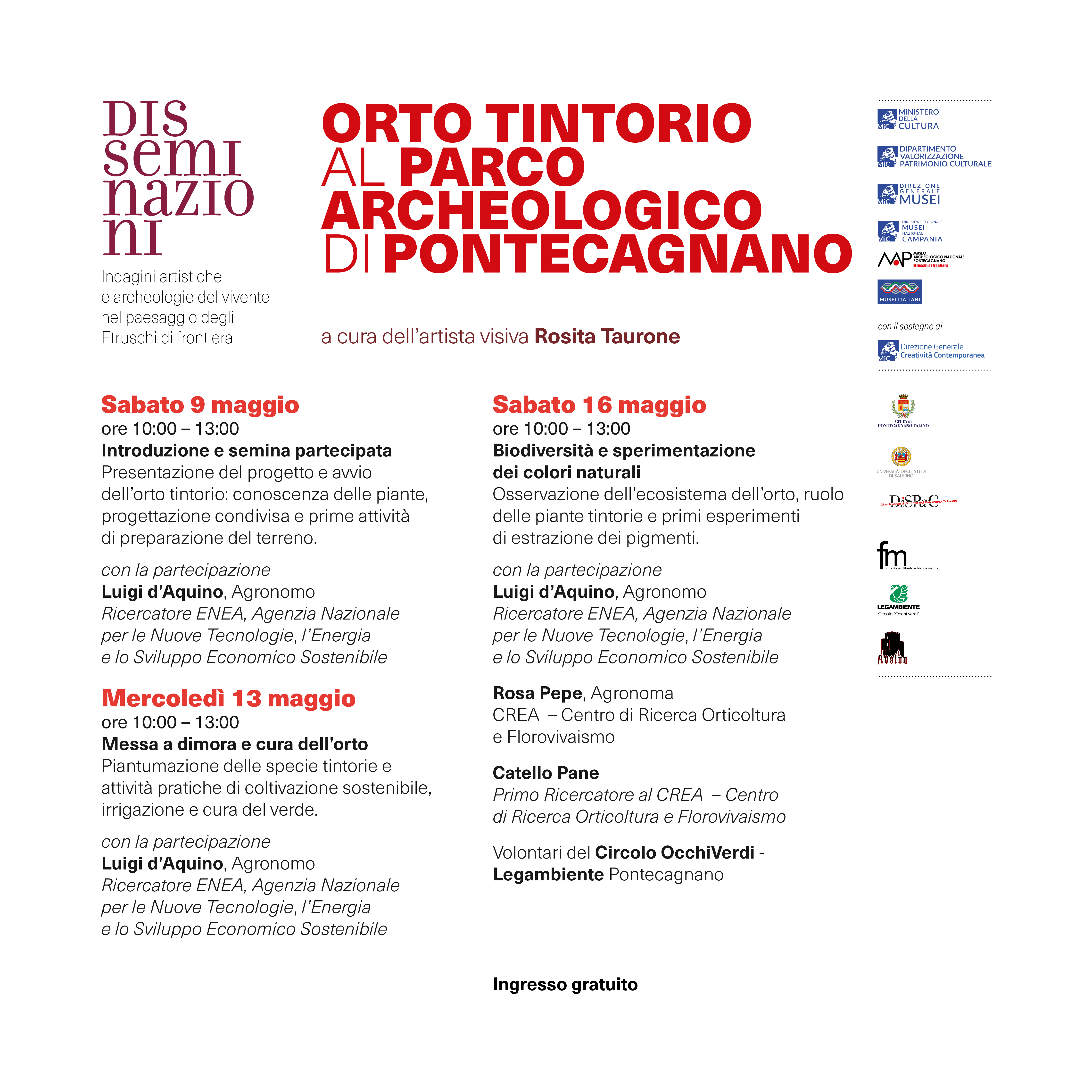 Orto tintorio - Giornate condivise di semina e piantumazione