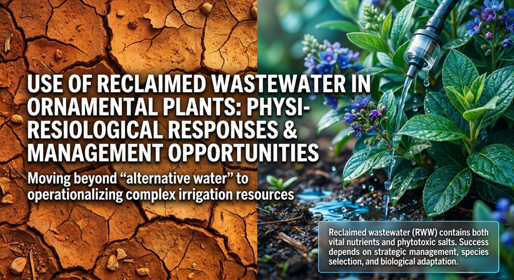Use of reclaimed wastewater in ornamental plants: physiological responses and management opportunities