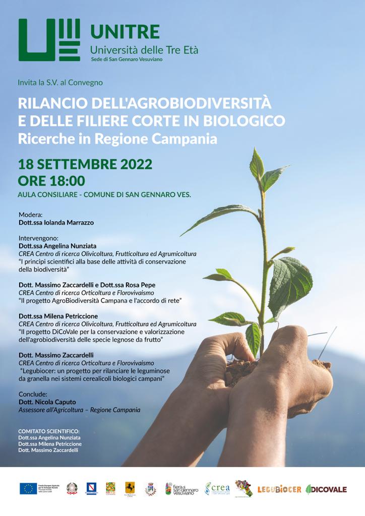 Rilancio dell'agro-biodiversità e delle filiere corte in biologico - Ricerche in regione Campania