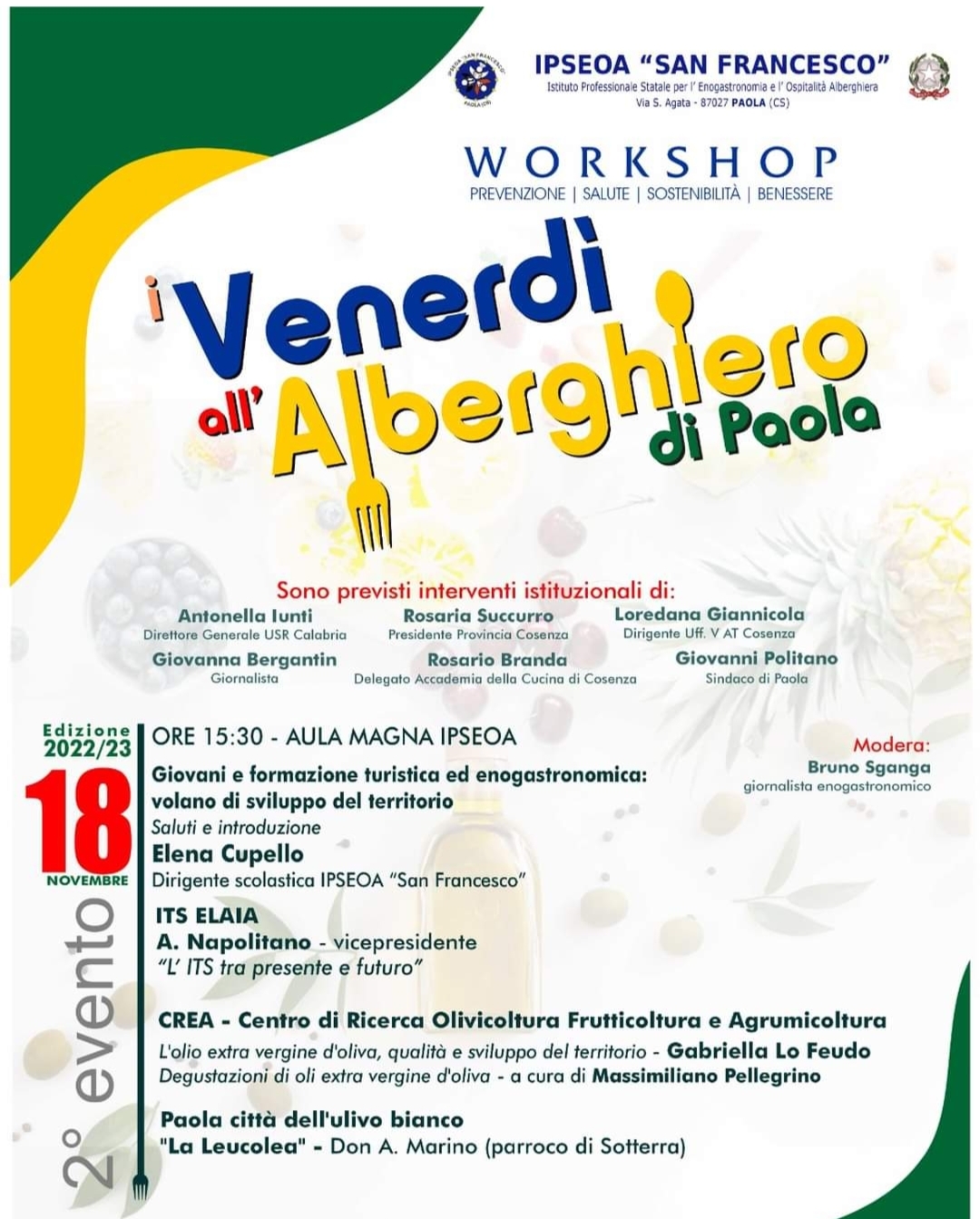 I Venerdì all’Alberghiero di Paola