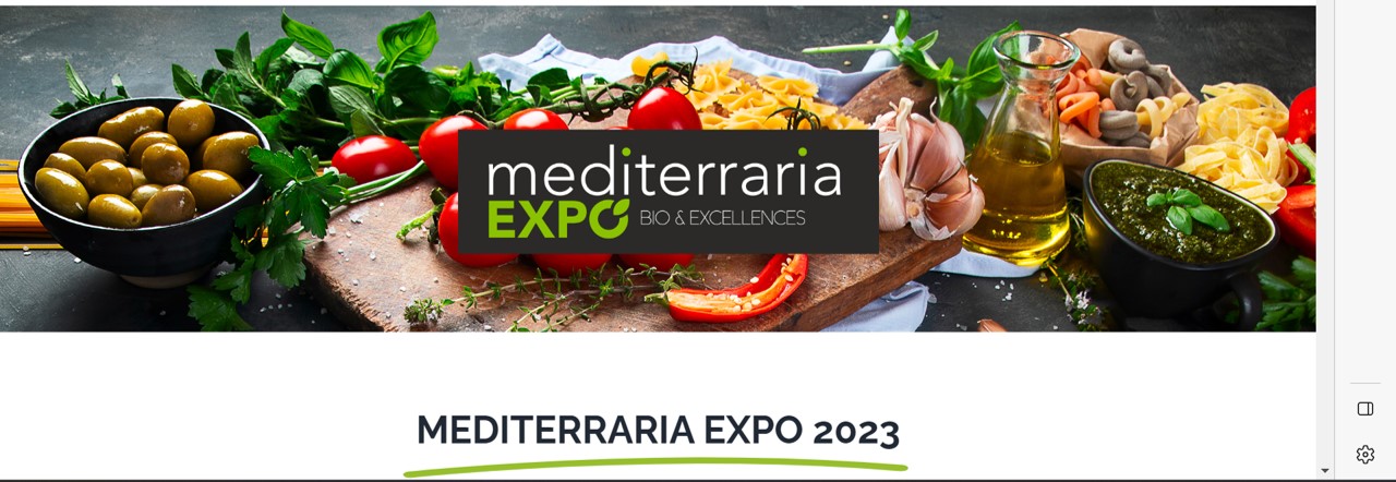 Il CREA presenta il progetto Biologico A+++ a Mediterraria Expo 2023 – Bio & Excellences