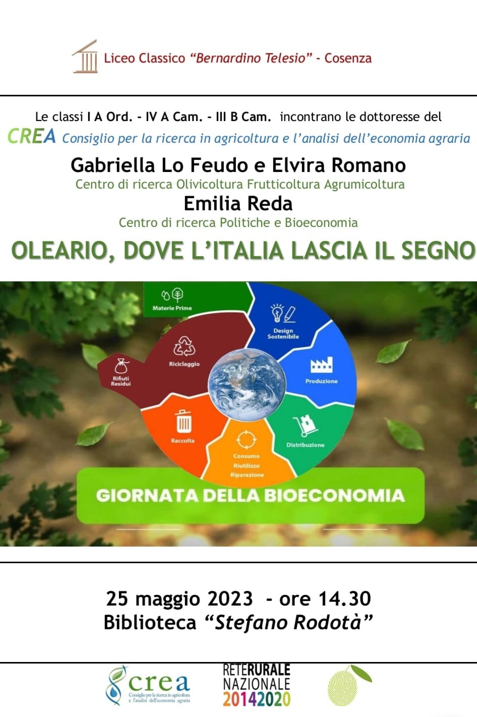 L'olivicoltura tra Green Deal e bioeconomia