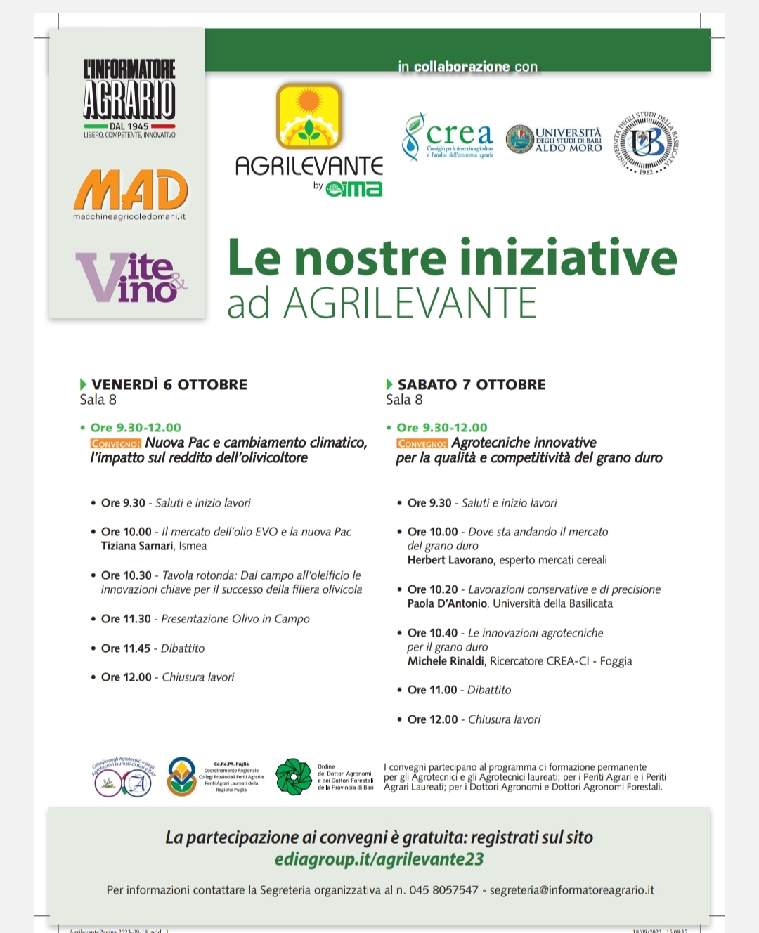 Dal campo all’oleificio le innovazioni chiave per il successo della filiera olivicola