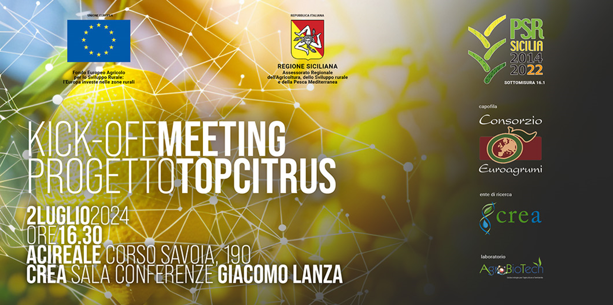Kick-off Meeting del Progetto TOPCITRUS