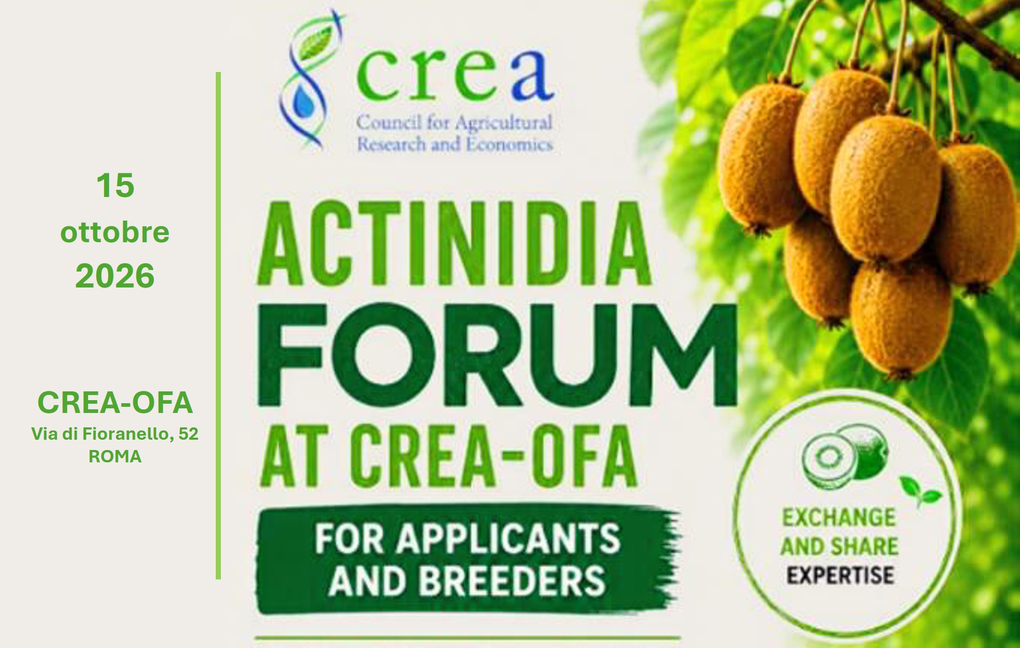 ACTINIDIA FORUM al CREA
